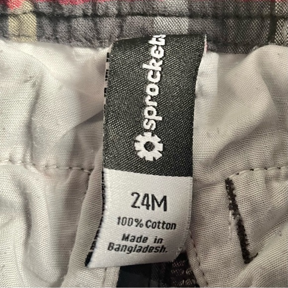 Sprockets Multicolored Plaid Chino Toddler Shorts, Size 24 Months - Picture 5 of 8